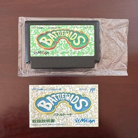 [Good condition/Popular work] Battletoads Famicom software Oni Rare Messiah