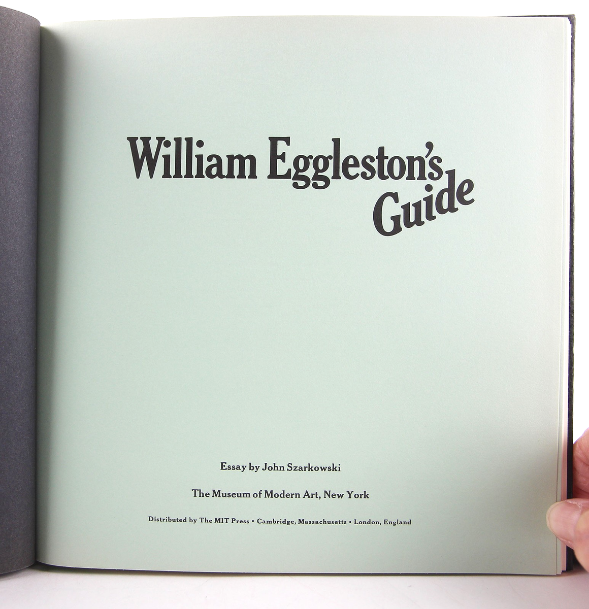 William Eggleston's Guide 1st Edition 1976 MoMA Color Photography