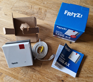 FRITZ Repeater 1200AX Wi Fi 6 in OVP gebraucht