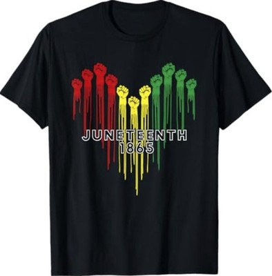 Juneteenth 1865 Shirts Women Men June 19th 1865 Freedom Day T-Shirt