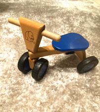 Gebrauchter, massiver, gut erhaltener, Holzrutscher / Holzdrei(vier)rad,