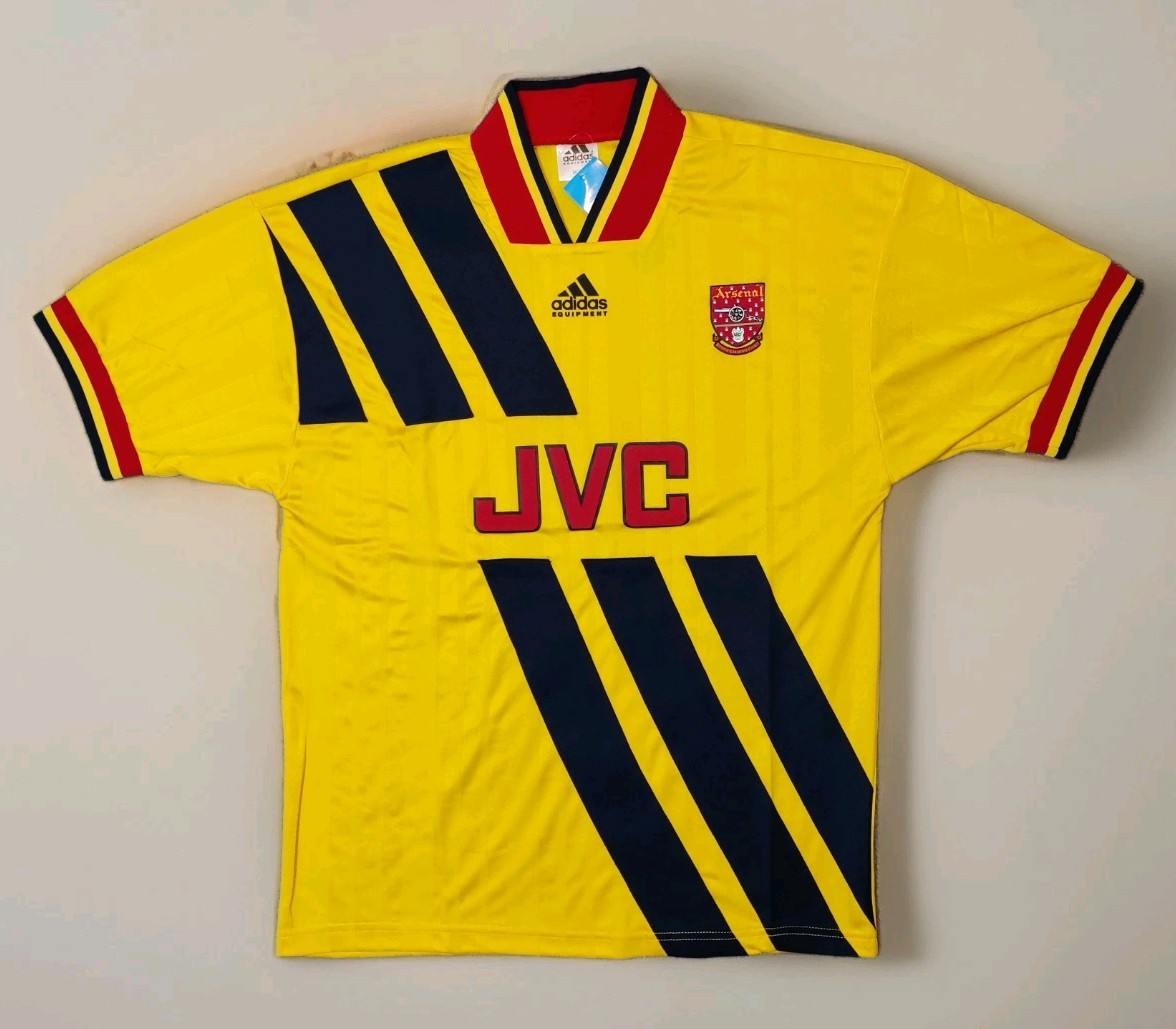 Arsenal アーセナル 94-96 アウェイ ユニフォーム JVC 希少アウェイ