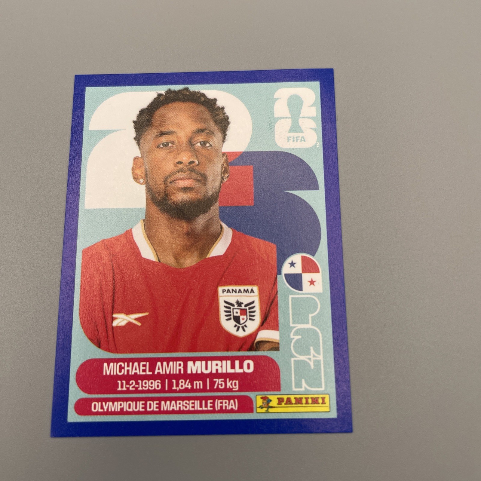 2026 Panini FIFA World Cup Sticker USA Edition BLUE Parallel PAN 6 Murillo
