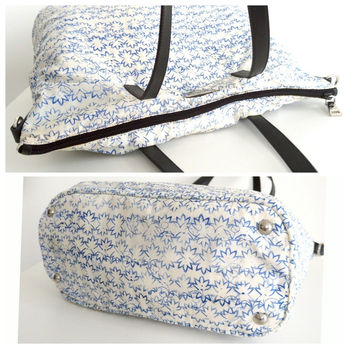 Excellent condition Prada recent leaf hemp patter… - image 7