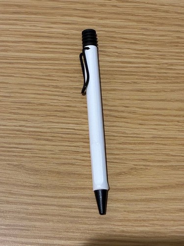 LAMY Safari Ballpoint Pen White Black Clip Discontinued