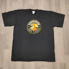 Vintage StrongBow Cider Single Stitch T-shirt | XL Mens Black Screen Stars 