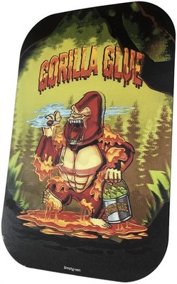 Best Buds ''Gorilla Glue'' XL Set   Metall-Rolltablett + Magnetische 3D-Abdeckung