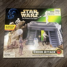 Kenner Star Wars Power of The Force Endor Attack 1997 Playset