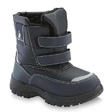 Rugged Bear RB72162 Boys Snow Boots Navy Toddler Sizes (5,6,7,8,9,10) New Price