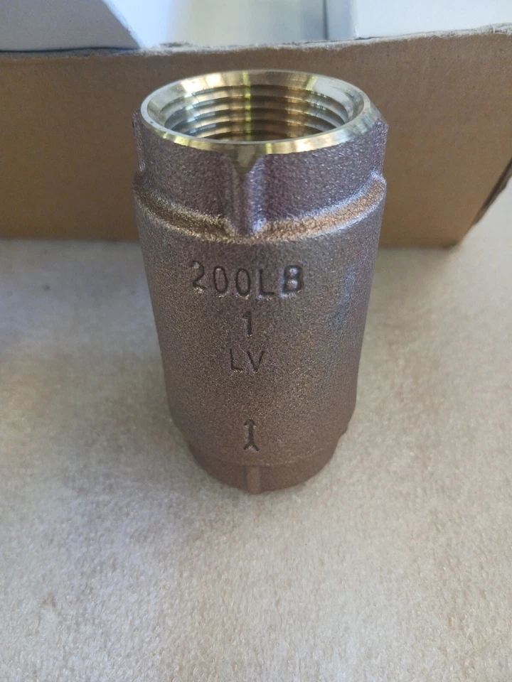 10 Inline Spring Check Valves 1"  Lansdale Fire Sprinkler   (1D) - Image 2 of 3
