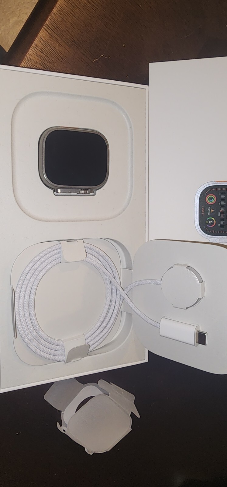 Apple Watch Ultra 2 49mm Titanium Case with Alpine Loop - Blue, Large (GPS +...-image