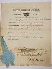 Appointment, JP, Washington, DC, 1856, William L. Marcy, Sec of State