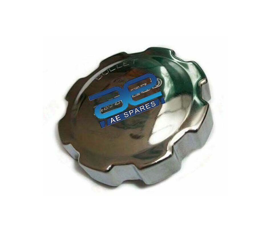 Fits Royal Enfield Bullet Petrol Fuel Tank Push Lock Cap Chrome Plated