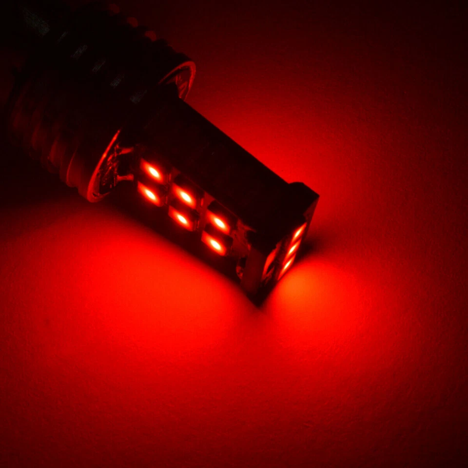 Para BMW K1200R K1200S K1200RS - 2X P21/5W 1157 LED Parada Trasera Freno Bombilla EE. UU. Foto 2 de 4