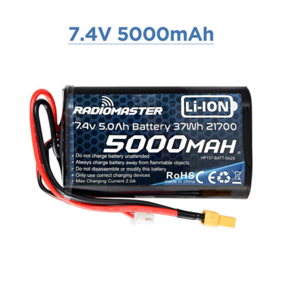 RadioMaster TX12/TX16/TX16S 7,4V 2S 5000mah Akku für RC Sender XT30 Stecker