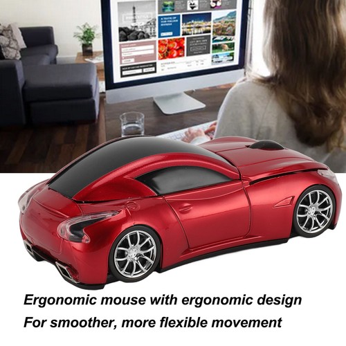Sport Car Shape Wireless Mouse 1600 DPI Optical Sensor Mice 2.4 GHz USB Rece TPG - Picture 20 of 34