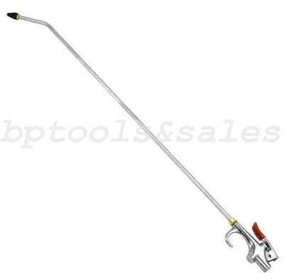 2 ft. Aluminum Extension Air Blow Gun  1/4'' NPT w/ Rubber Tip Trigger Handle NEW