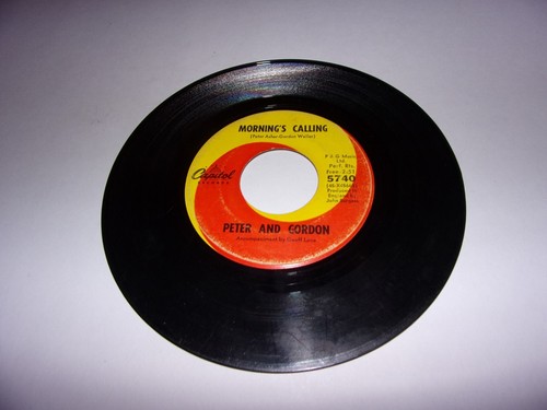 Peter And Gordon: Lady Godiva / Morning's Calling / 45 Rpm / 1966 Capitol 5740 - Picture 2 of 2