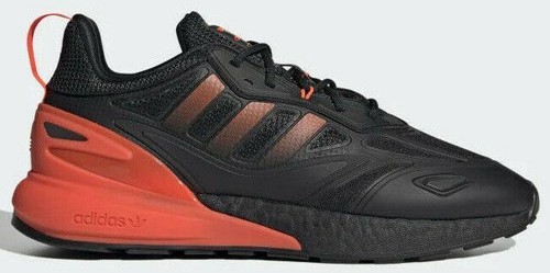 NEW Adidas Originals ZX 2K Boost 2.0 Shoes GZ7735 Black Orange Men