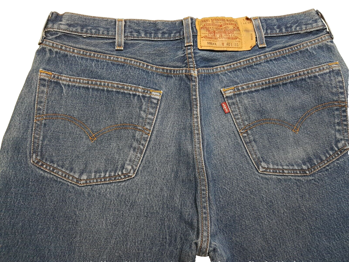 Vintage Men's Levi's 501xx Jeans Size 40 X 31(37X 28) | eBay