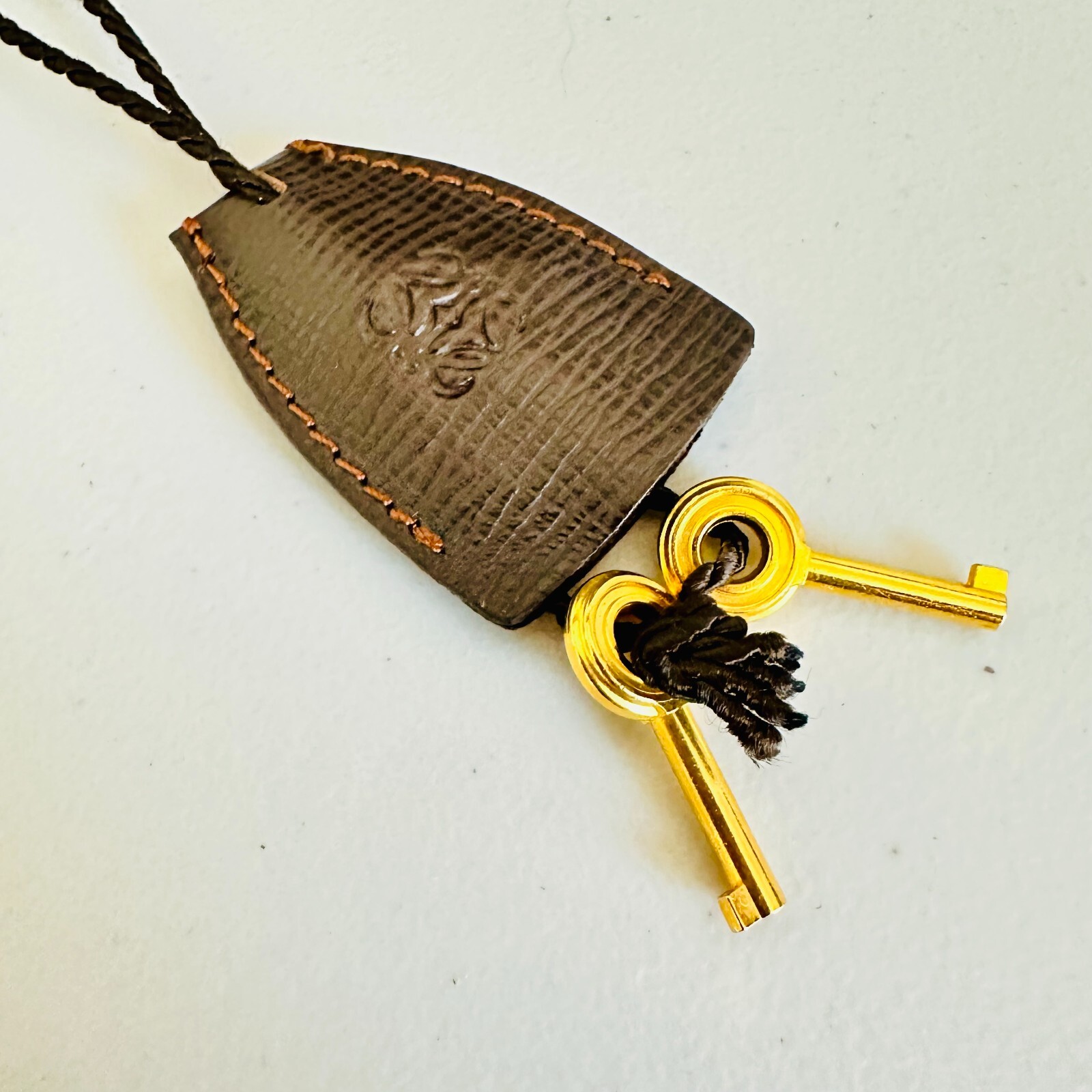 AUTHENTIC LOEWE BROWN LEATHER DOCUMENT CASE CLUTC… - image 13