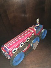 Tin Lithograph Marx Caterpillar Tractor Truck Wind Up Toy