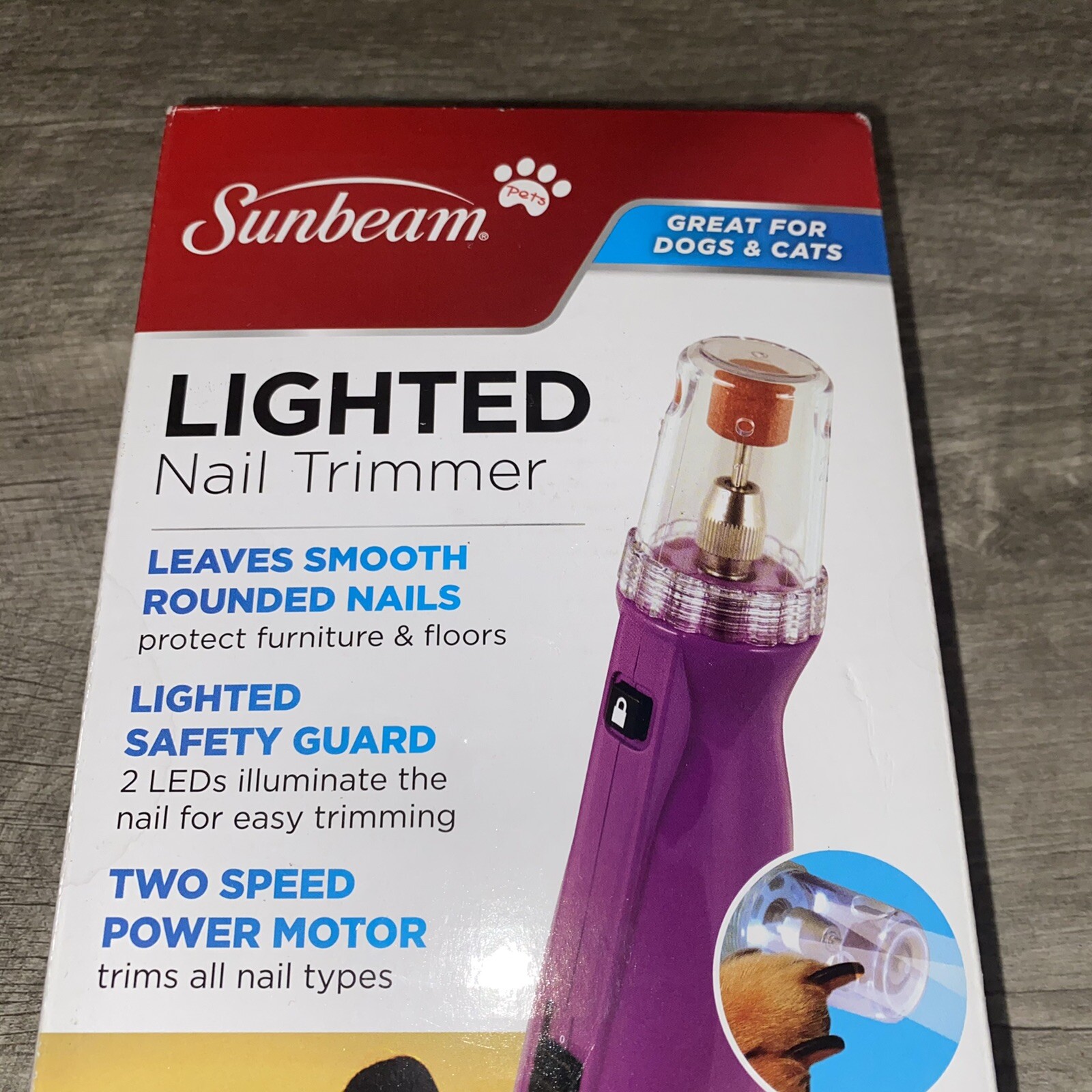 sunbeam lighted nail trimmer