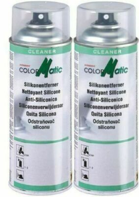 2 Sprühdosen á 150ml (33,30 /L) ColorMatic Silikonentferner 374593 