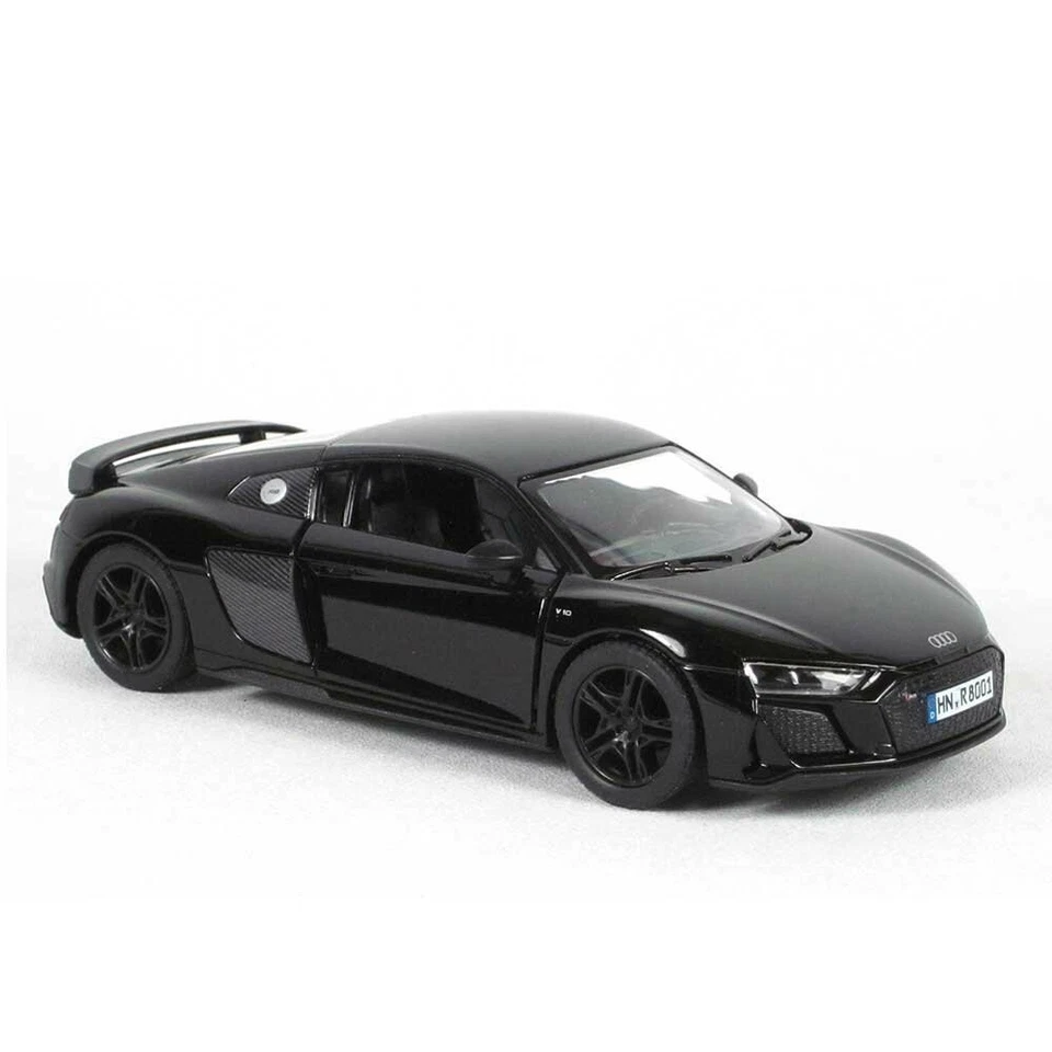 5422 5 дюймов литая модель: 2020 Audi R8 Coupe (черная) масштаб 1:36. Pull back go action! - Изображение 3 из 4