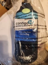 Contigo Kids Aubrey Water Bottle 14 Oz Blue BPA FREE Easy Clean Push Button Open