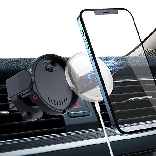 Cargador Inalambrico Soporte Para Auto Iphone 8/X Wireless Magnetico Samsung