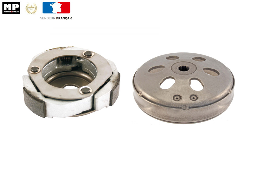 Kit embrayage avec cloche ventilée Sh 125 pour stopper le patinage au démarrage