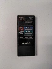 Sharp RRMCG0205GESA Infrared Remote Control For TV-VCR Black Handheld