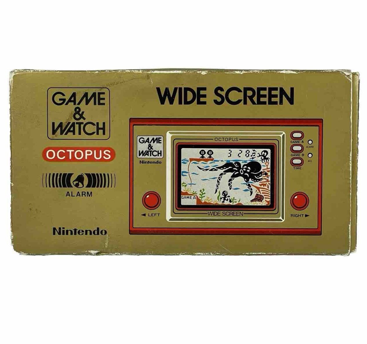 Nintendo Game and Watch Octopus 1981 Game OC-22 w Manual Tested Nintendo Game and Watch Octopus 1981 Game OC-22 w Manual Tested