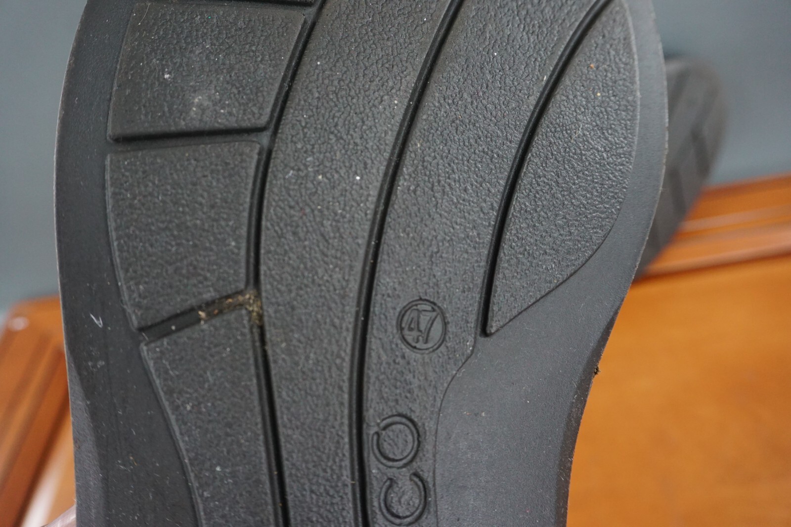 ECCO Arch Support Men 47 / 13.5 Shoe Brown Leather Ox… Gem