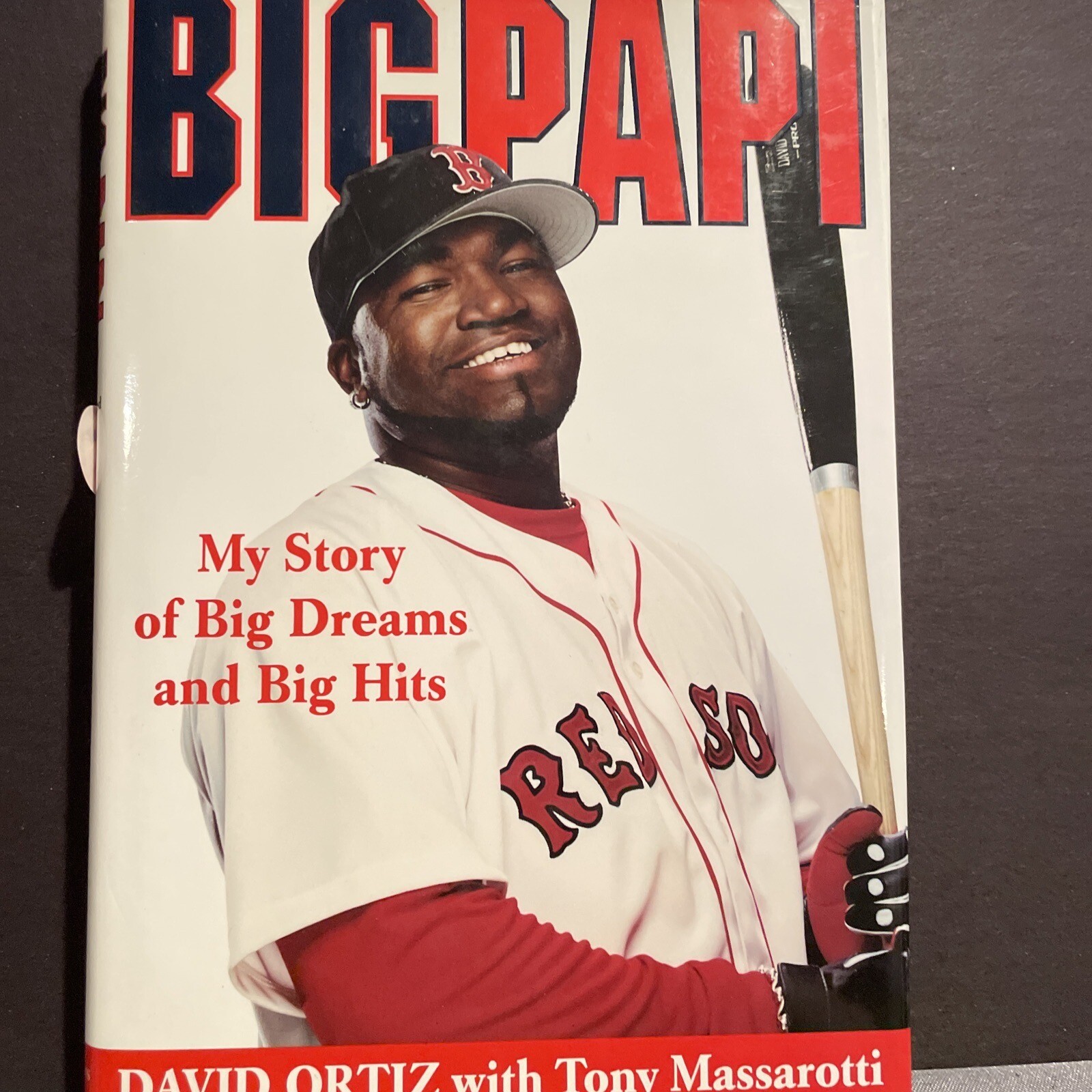 Big Papi : My Story of Big Dreams and Big Hits by David Ortiz Autographed Signed JSA 