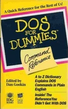 DOS for Dummies Command Reference - Paperback By Greg Harvey - VERY GOOD
