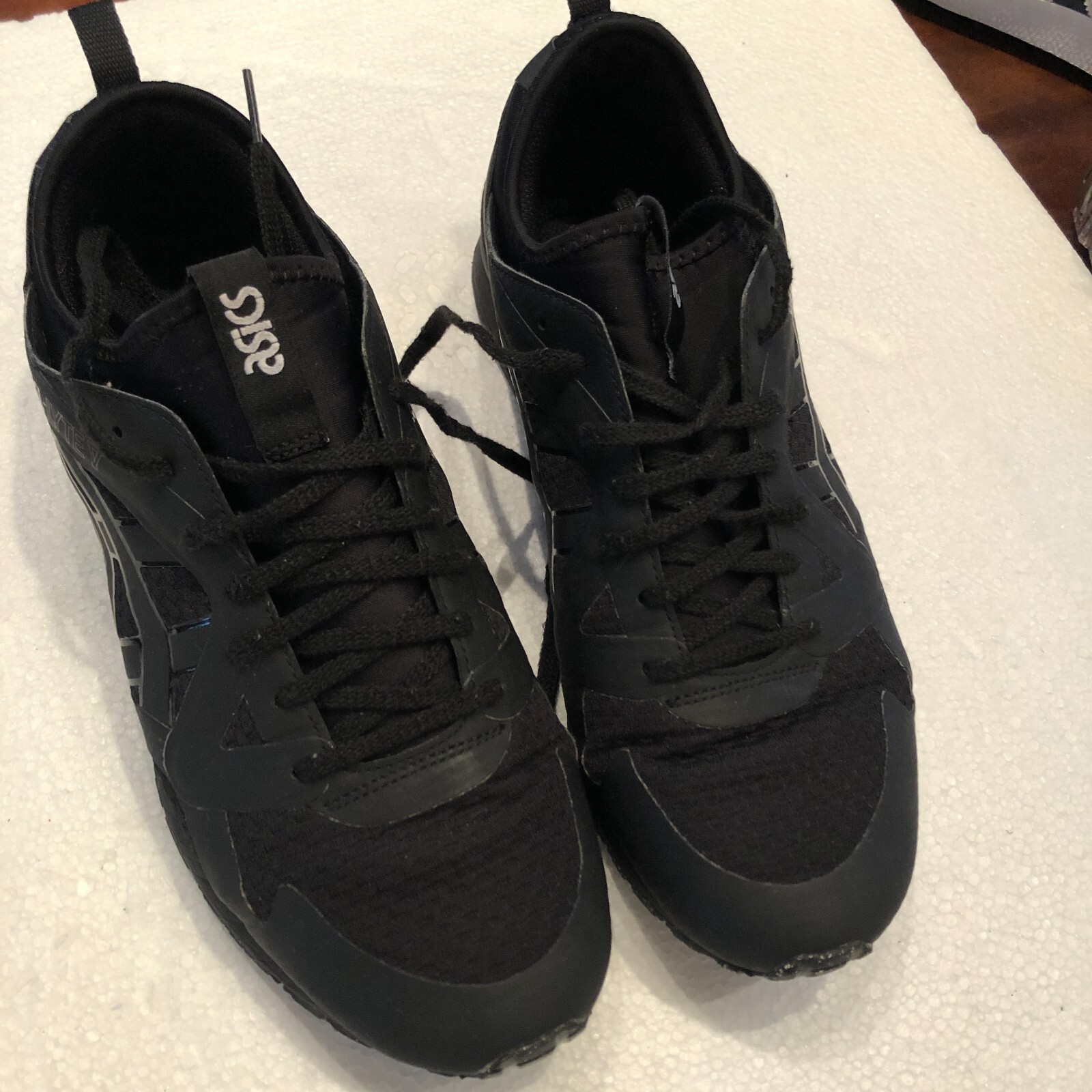 Men’s ASICS GEL Lyte 5 V Black Trainers Running Shoes Sanze 10 44 HY7H4 thumbnail 4