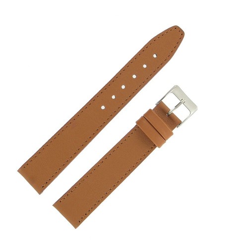 Bracelet Montre 18mm En Cuir Buffalo Marron Clair - Fabrication Artisanale - OnWatch