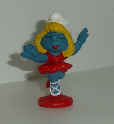 Smurf: 20098 Ballerina / Red Version - VGC (Smurf Puffi Smurf)