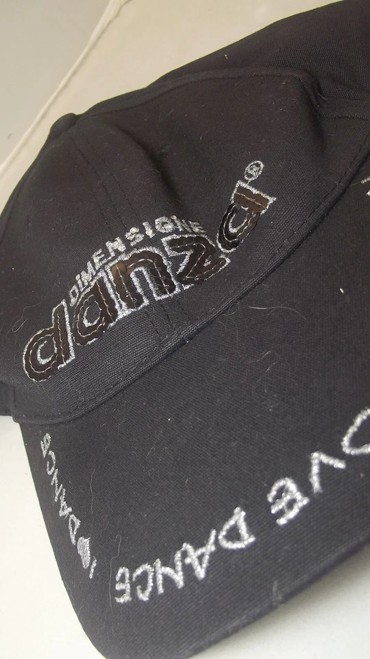 Dimensione Danza Cappello Baseball Donna Taglia Unica Nero Con Visiera Berretto - Immagine 4 di 4