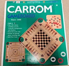 Carrom Game Board Model 100 Double sided Great Shape. Lightly Used