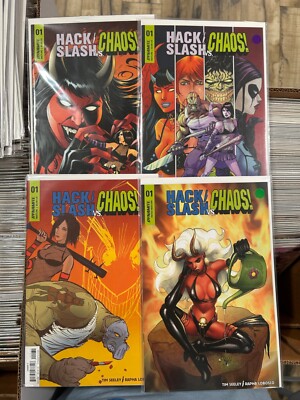 Hack/Slash vs Chaos #1 1A, 1B, 1C, 1E 1:20