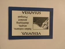 PERSPECTIVE Time Line Game 1992 card used VESUVIUS World History free shipping