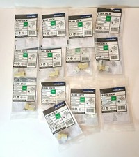 Lot Of 13  Cat 3 UTP RJ11 Performance Jack Ivory RJ45 16 MHz  comCables NEW