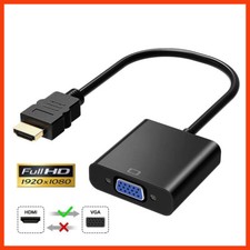 1080p HDMI Male to VGA Female Video Converter Adapter Cable HD TV PC Projector