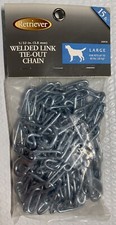 Welded Link Dog Tie Out Chain Snap Swivel Ends 15 ft Extra Strength Large Pets