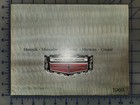 1969 Mercury Full Line Brochure Cougar Montego Cyclone