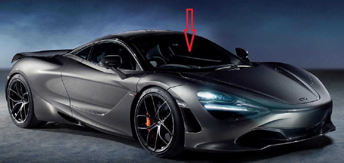 Fits  McLaren 720S 2017-2021 2 Door Coupe Front Windshield Glass