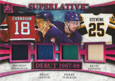 2017-18 ITG Superlative Spectrum Magenta SD22 Shanahan/Leetch/Turgeon/Stevens/25